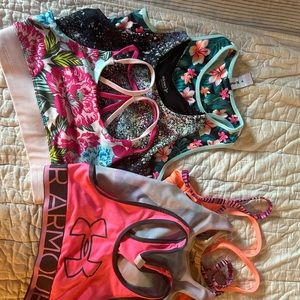 EUC Girls Sports Bra 6PC Set - SZ M (8)